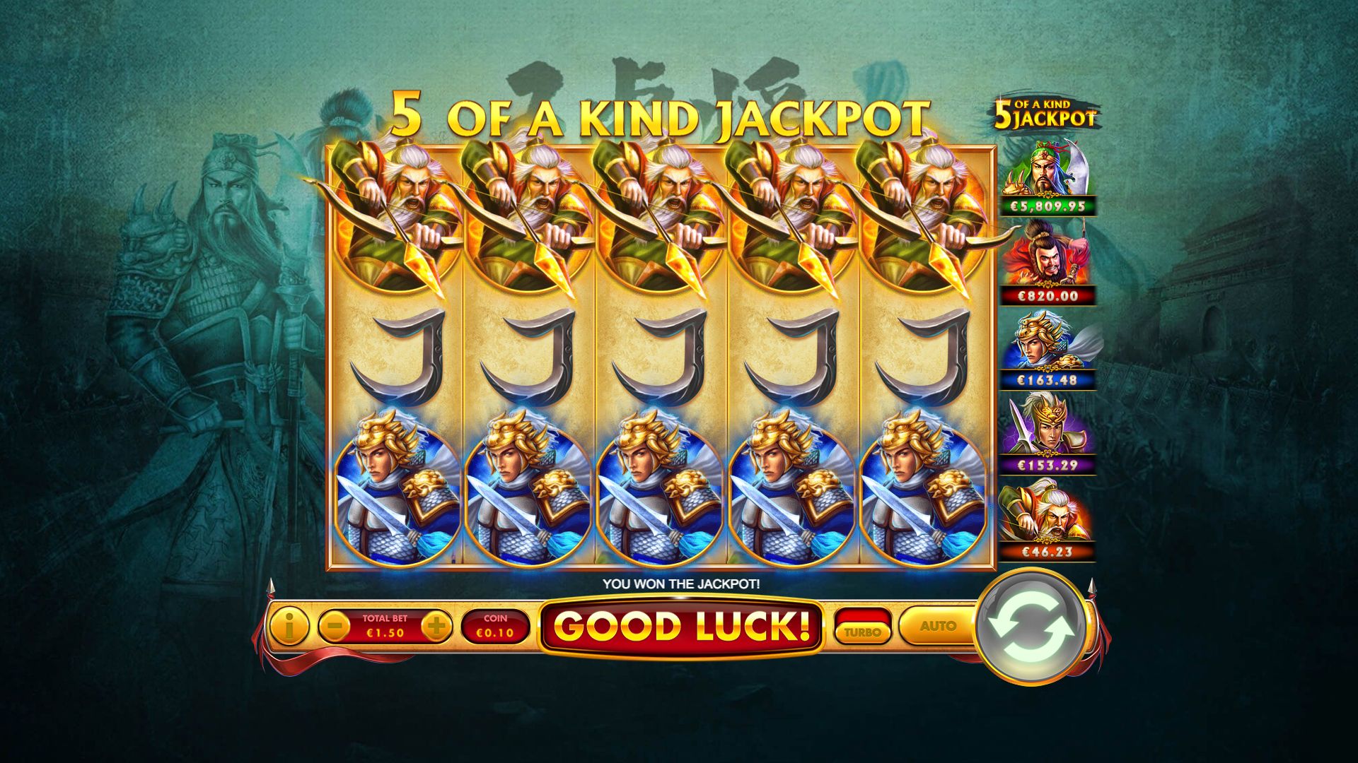 5 of-a-kind-Jackpot