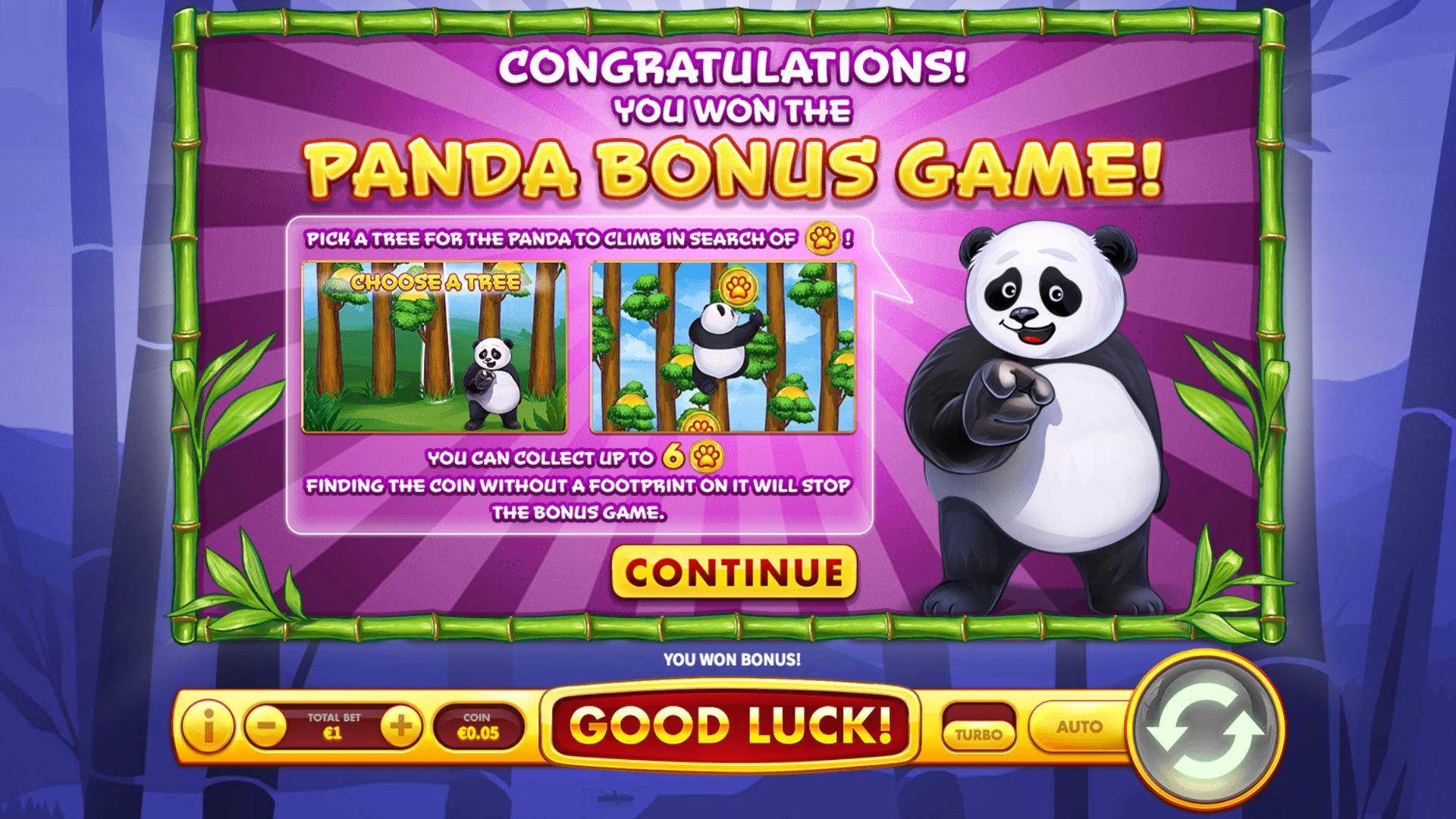 Panda Bonus Game