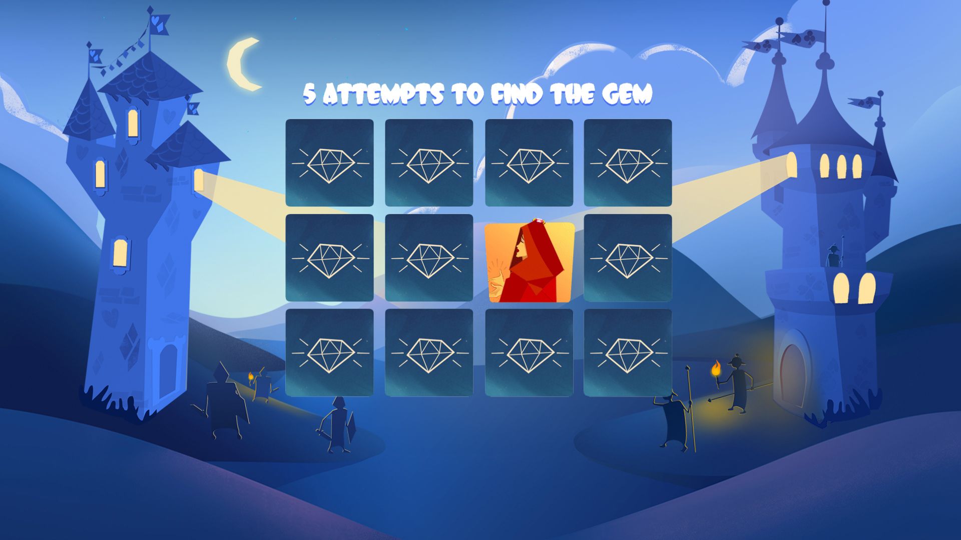 Queen's Gem Bonus Game