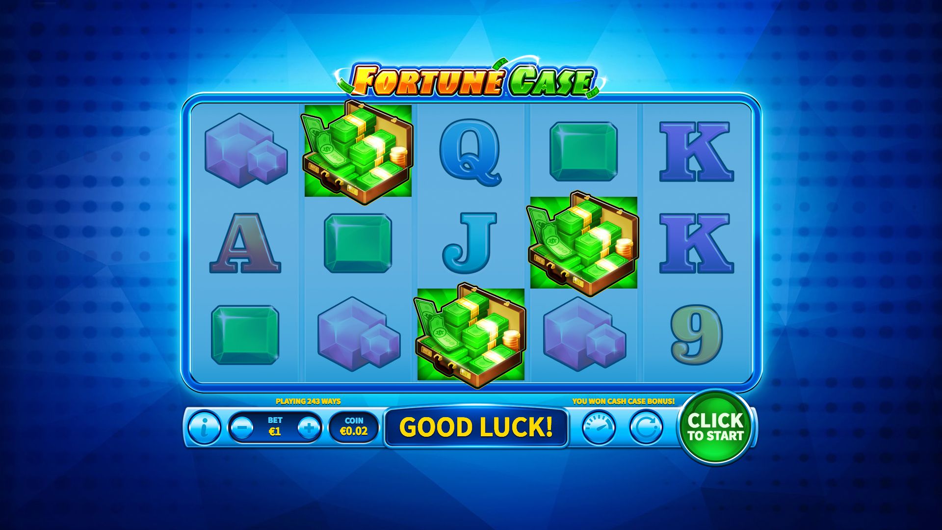 Cash Case Bonus